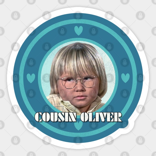 Cousin Oliver Sticker by darklordpug